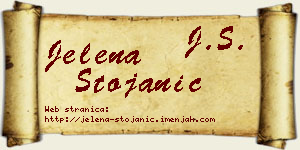 Jelena Stojanić vizit kartica